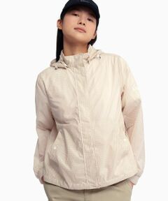 AIGLE / エーグル ナイロンジャケット | 軽量 撥水 パッカブルプリントジップアップナイロンジャケット