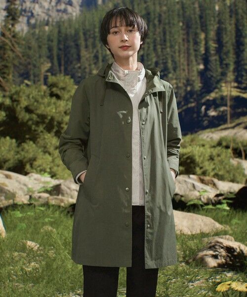 AIGLE / エーグル その他アウター | UVカット オーガニックコットンロング丈 フーデッドジャケット | 詳細2
