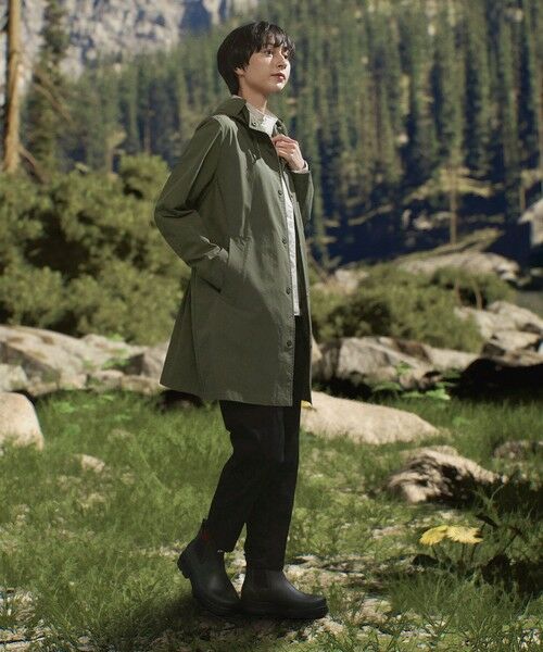 AIGLE / エーグル その他アウター | UVカット オーガニックコットンロング丈 フーデッドジャケット | 詳細4