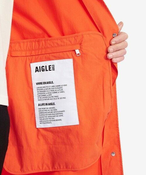 AIGLE / エーグル その他アウター | UVカット オーガニックコットンロング丈 フーデッドジャケット | 詳細10