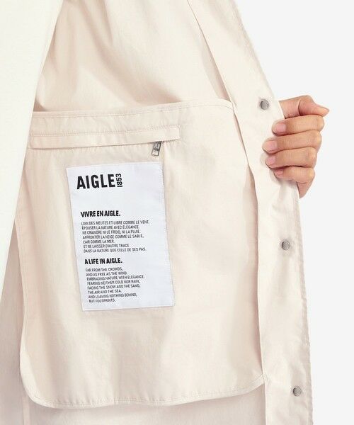 AIGLE / エーグル その他アウター | UVカット オーガニックコットンロング丈 フーデッドジャケット | 詳細14
