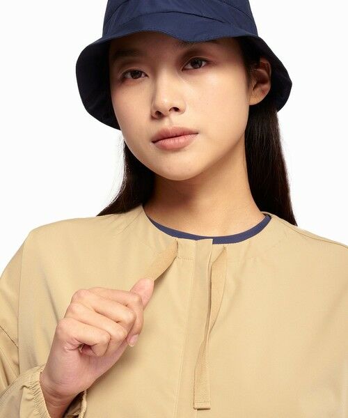 AIGLE / エーグル ノーカラージャケット | UVカット 撥水ラウンドネックジャケット | 詳細12