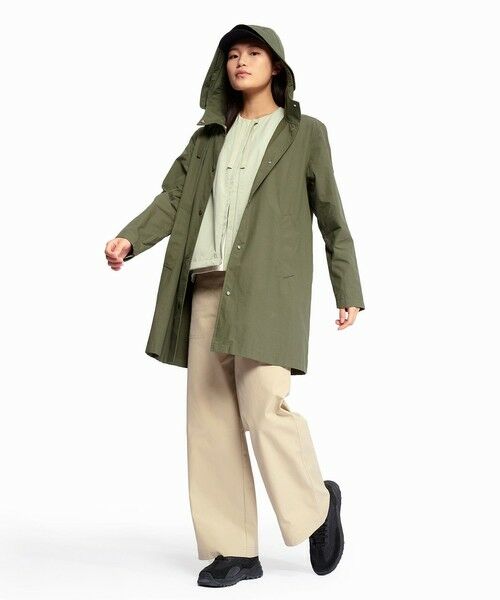 AIGLE / エーグル ノーカラージャケット | UVカット 撥水ラウンドネックジャケット | 詳細14