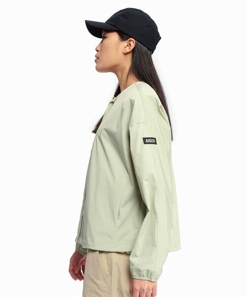 AIGLE / エーグル ノーカラージャケット | UVカット 撥水ラウンドネックジャケット | 詳細16