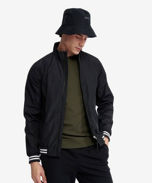 AIGLE/エーグル 防水 防風 透湿 GORE-TEX WINDSTOPPER(R) ゴアテックスウインドストッパー スタンドジップブルゾンジャケット RP ブラック XL AIGLE/エーグル 防水 防風 透湿 GORE-TEX WINDSTOPPER(R) ゴアテックスウインドストッパー スタンドジップブルゾンジャケット RP ブラック XL