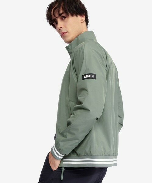 AIGLE/エーグル 防水 防風 透湿 GORE-TEX WINDSTOPPER(R) ゴアテックスウインドストッパー スタンドジップブルゾンジャケット RP グリーン S AIGLE/エーグル 防水 防風 透湿 GORE-TEX WINDSTOPPER(R) ゴアテックスウインドストッパー スタンドジップブルゾンジャケット RP グリーン S