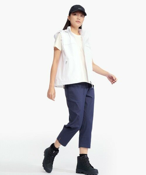 AIGLE / エーグル ベスト | 防風 透湿 撥水 防水 WINDSTOPPER ウインドストッパー スリーブレスジャケット ミリタリーベスト フード脱着可 | 詳細2