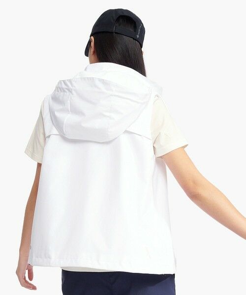 AIGLE / エーグル ベスト | 防風 透湿 撥水 防水 WINDSTOPPER ウインドストッパー スリーブレスジャケット ミリタリーベスト フード脱着可 | 詳細4