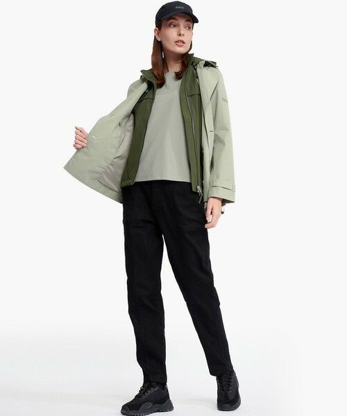 AIGLE / エーグル ベスト | 防風 透湿 撥水 防水 WINDSTOPPER ウインドストッパー スリーブレスジャケット ミリタリーベスト フード脱着可 | 詳細5