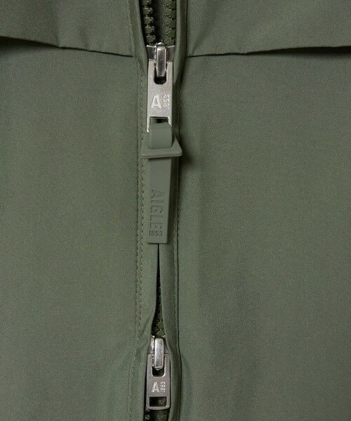 AIGLE / エーグル ベスト | 防風 透湿 撥水 防水 WINDSTOPPER ウインドストッパー スリーブレスジャケット ミリタリーベスト フード脱着可 | 詳細16
