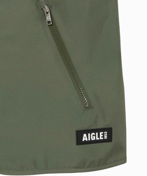 AIGLE / エーグル ベスト | 防風 透湿 撥水 防水 WINDSTOPPER ウインドストッパー スリーブレスジャケット ミリタリーベスト フード脱着可 | 詳細18