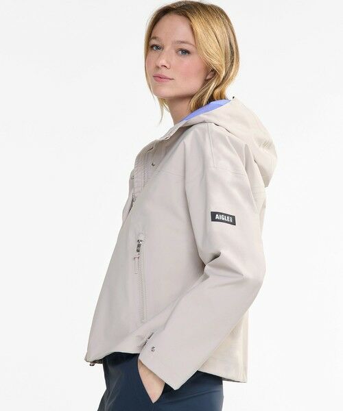 AIGLE / エーグル その他アウター | GORE-TEX ゴアテックス 防風 撥水 防水 透湿 3レイヤー ショートフーデッドジャケット | 詳細3