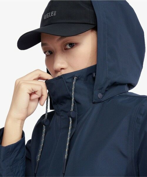 AIGLE / エーグル その他アウター | GORE-TEX ゴアテックス 防水 撥水 防風 透湿 2レイヤーフーデッドハイキングジャケット / フード取り外し可 | 詳細5