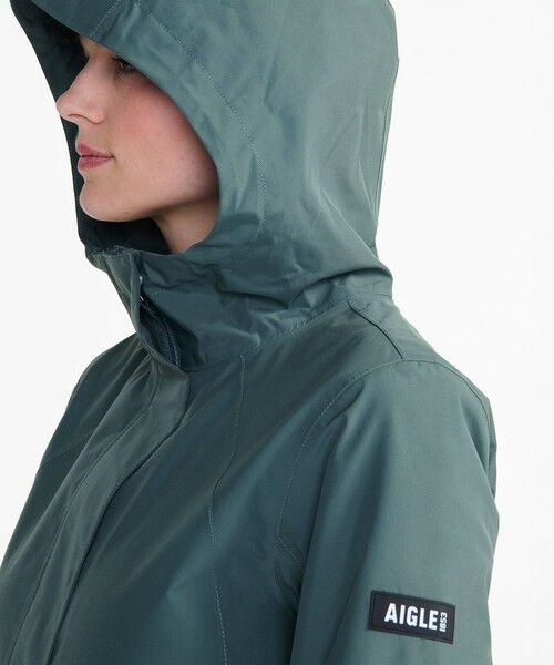 AIGLE / エーグル その他アウター | GORE-TEX ゴアテックス 防風 防水 撥水 透湿 フィッシュテールフーデッドジャケット | 詳細4