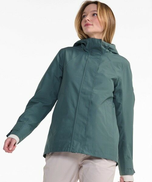 AIGLE/エーグル GORE-TEX ゴアテックス 防風 防水 撥水 透湿 フィッシュテールフーデッドジャケット ダークグリーン 38(M) AIGLE/エーグル GORE-TEX ゴアテックス 防風 防水 撥水 透湿 フィッシュテールフーデッドジャケット ダークグリーン 38(M)