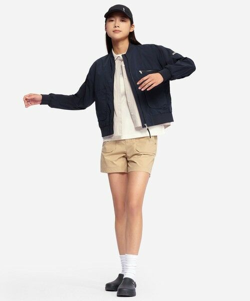 AIGLE / エーグル ブルゾン | SOLOTEX UVカット 撥水 ライトウェイト ショート丈MA-1ブルゾン | 詳細1