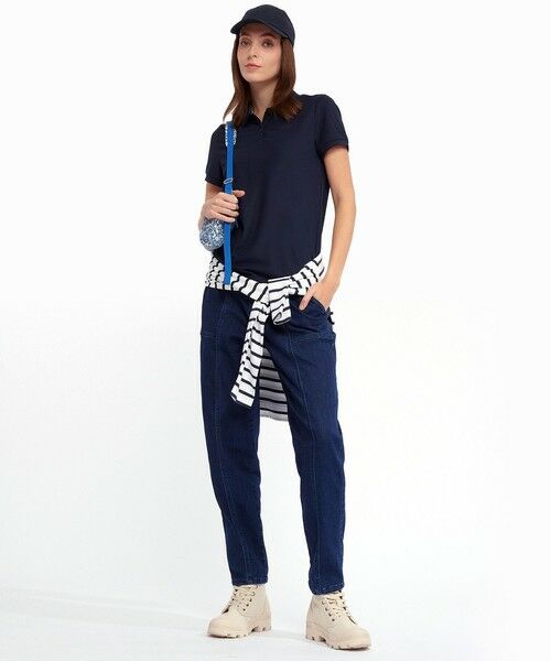 AIGLE / エーグル ポロシャツ | COOL TOUCH UVカット 吸水速乾 ワンポイントロゴ刺繍 ポロシャツ | 詳細1