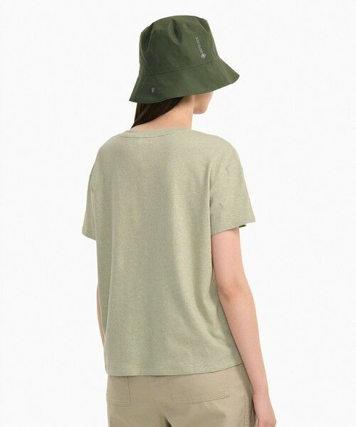 AIGLE / エーグル Tシャツ | コットンリネン トーンオントーン ワンポイント刺繍半袖Tシャツ | 詳細3