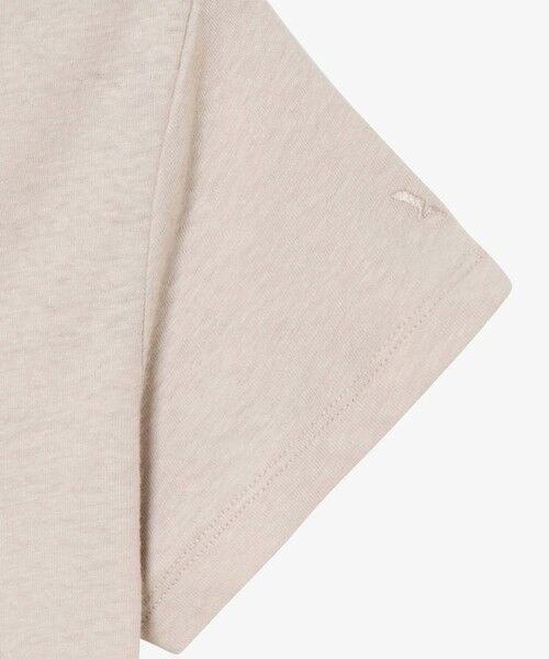 AIGLE / エーグル Tシャツ | コットンリネン トーンオントーン ワンポイント刺繍半袖Tシャツ | 詳細20