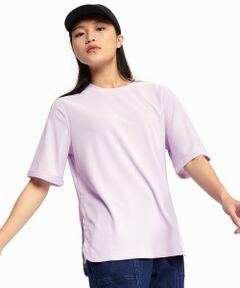 AIGLE / エーグル Tシャツ | UVカット 接触冷感 速乾 サイドスリット ショートスリーブ 半袖Tシャツ