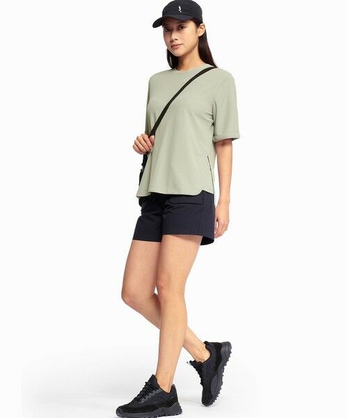 AIGLE / エーグル UVカット 接触冷感 速乾 サイドスリット ショートスリーブ 半袖Tシャツ UVカット 接触冷感 速乾 サイドスリット ショートスリーブ 半袖T