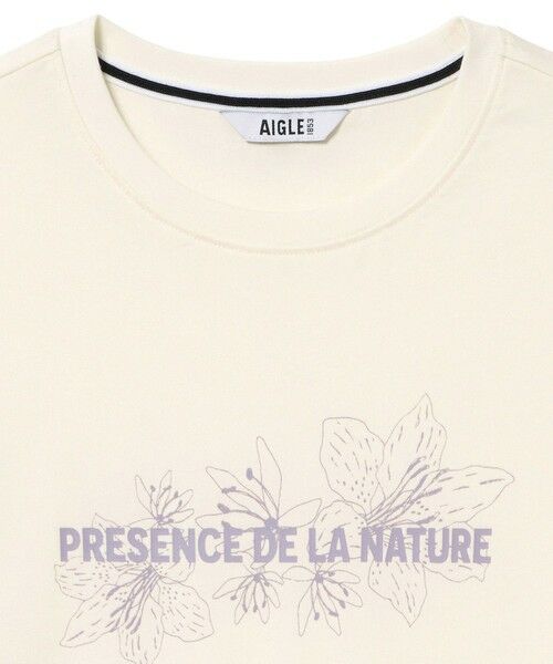 AIGLE / エーグル Tシャツ | 速乾 抗菌 防臭 フラワープリント半袖Tシャツ | 詳細3