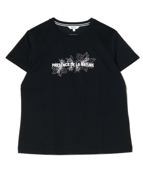 AIGLE / エーグル Tシャツ | 速乾 抗菌 防臭 フラワープリント半袖Tシャツ | 詳細7