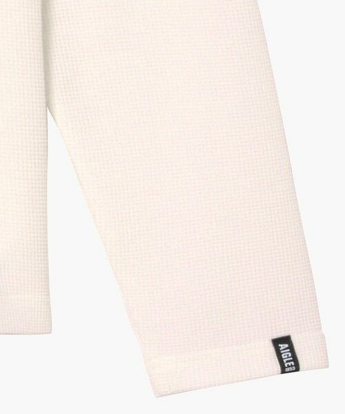 AIGLE / エーグル Tシャツ | UVカット ハーフプラケット ワッフルロングスリーブTシャツ | 詳細8