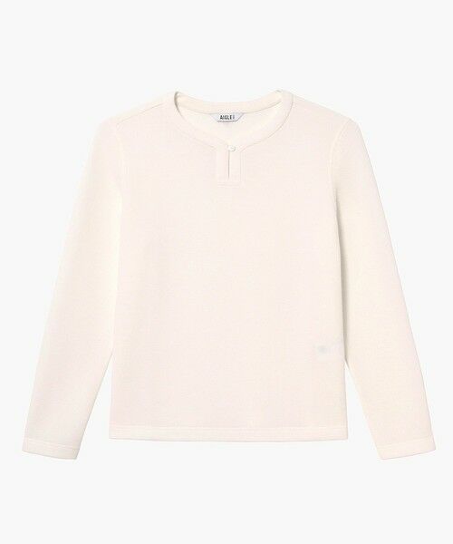 AIGLE / エーグル Tシャツ | UVカット ハーフプラケット ワッフルロングスリーブTシャツ | 詳細4