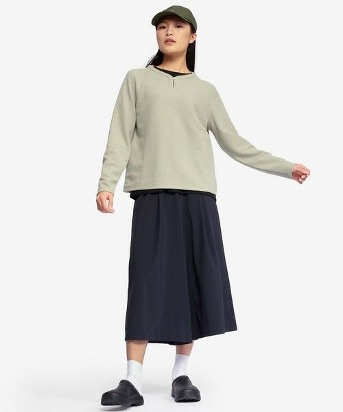 AIGLE / エーグル Tシャツ | UVカット ハーフプラケット ワッフルロングスリーブTシャツ | 詳細10