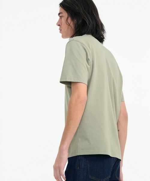 AIGLE / エーグル Tシャツ | バードロゴ刺繍 オーガニックコットン半袖Tシャツ | 詳細2