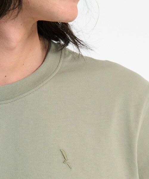 AIGLE / エーグル Tシャツ | バードロゴ刺繍 オーガニックコットン半袖Tシャツ | 詳細3