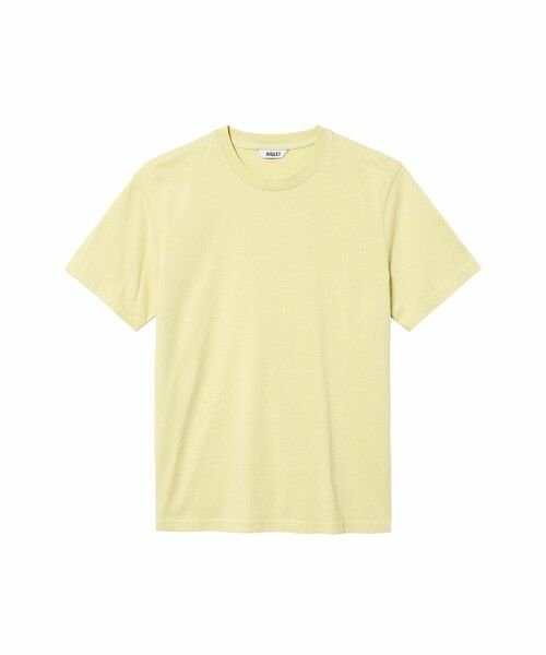 AIGLE/エーグル バードロゴ刺繍 オーガニックコットン半袖Tシャツ イエロー L(日本サイズXL) AIGLE/エーグル バードロゴ刺繍 オーガニックコットン半袖Tシャツ イエロー L(日本サイズXL)