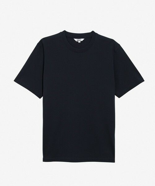 AIGLE/エーグル バードロゴ刺繍 オーガニックコットン半袖Tシャツ ダークネイビー L AIGLE/エーグル バードロゴ刺繍 オーガニックコットン半袖Tシャツ ダークネイビー L
