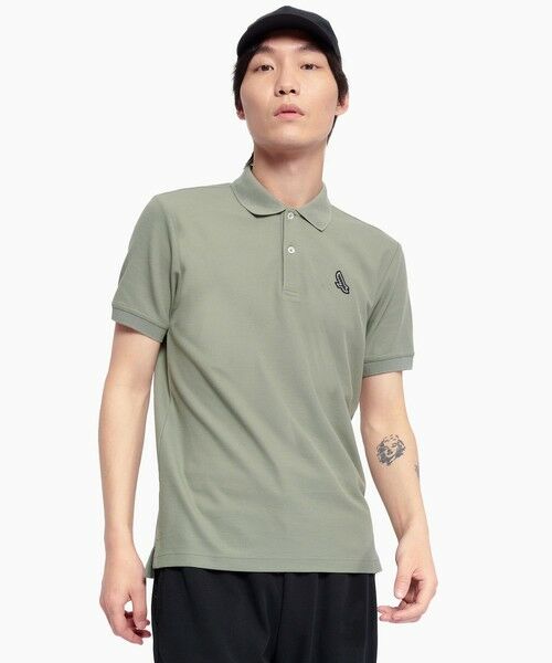 AIGLE/エーグル UVカット 吸水速乾 クールマックス 半袖ポロシャツ グリーン XL AIGLE/エーグル UVカット 吸水速乾 クールマックス 半袖ポロシャツ グリーン XL