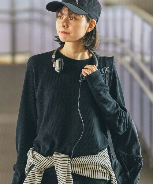 AIGLE / エーグル Tシャツ | 吸水速乾 ロングスリーブワッフル長袖Tシャツ RP | 詳細2