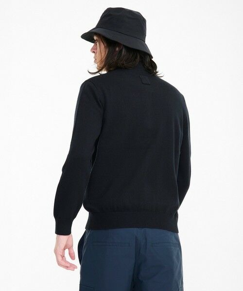 AIGLE / エーグル カーディガン・ボレロ | コットンメリノセーター ダブルジップアップブルゾン / ドライバーズニット | 詳細4