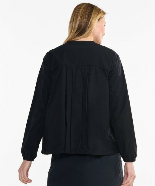 AIGLE / エーグル ノーカラージャケット | 撥水 UVカット ワンポイントロゴ刺繍 ノーカラージャケット | 詳細3