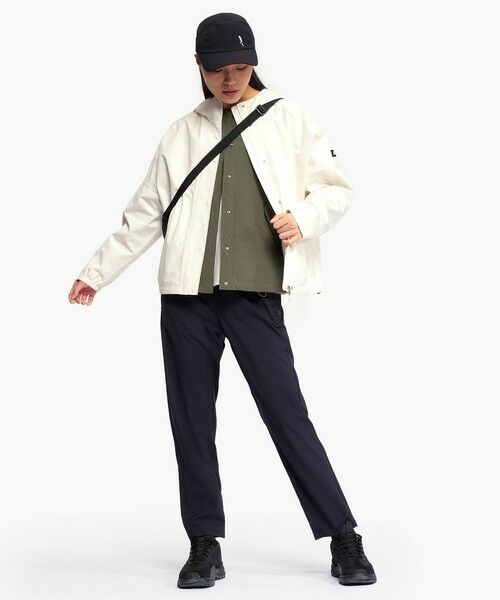 AIGLE / エーグル ノーカラージャケット | 撥水 UVカット ワンポイントロゴ刺繍 ノーカラージャケット | 詳細7