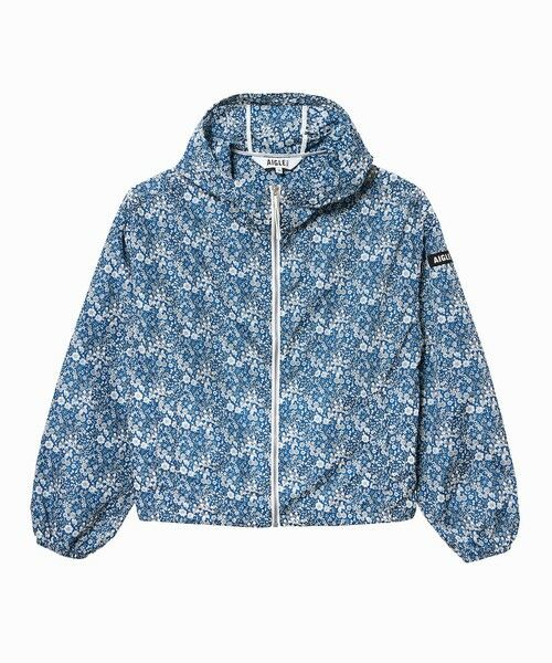 AIGLE / エーグル パーカー | 撥水リバティプリントフーデッドジャケット | 詳細10