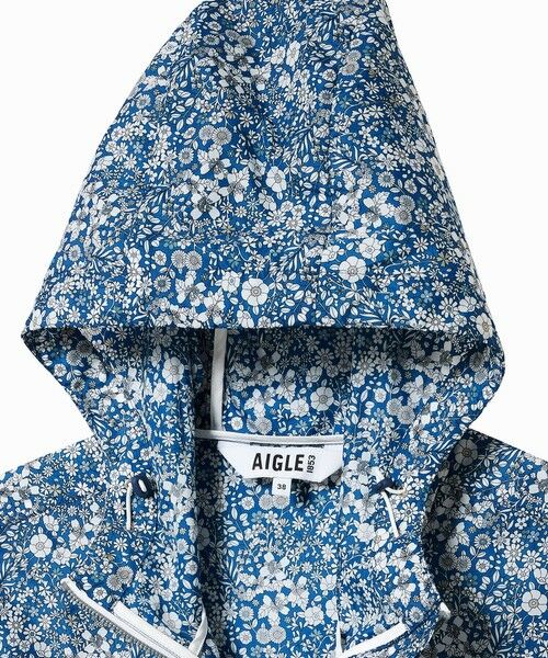 撥水リバティプリントフーデッドジャケット （パーカー）｜AIGLE