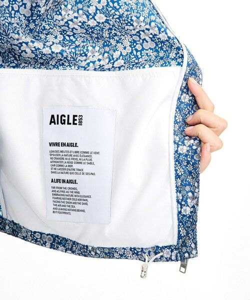 AIGLE / エーグル パーカー | 撥水リバティプリントフーデッドジャケット | 詳細7