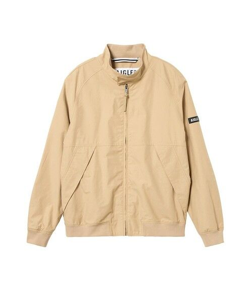 AIGLE/エーグル 速乾 UVカット ドライライトウェイト ジップブルゾン ベージュ S(日本サイズM) AIGLE/エーグル 速乾 UVカット ドライライトウェイト ジップブルゾン ベージュ S(日本サイズM)