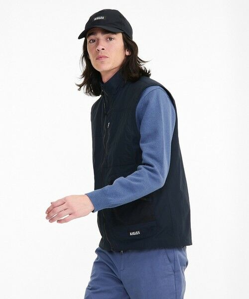 AIGLE / エーグル ダウンジャケット・ベスト | 撥水マルチポケット ナイロンジレベスト | 詳細7