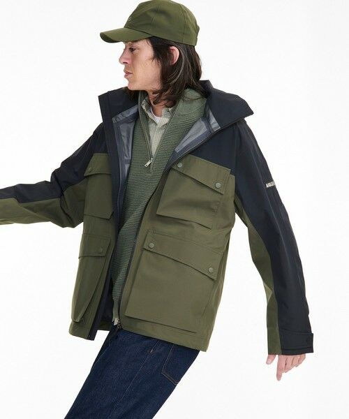 AIGLE / エーグル その他アウター | MTD防水 透湿 2.5レイヤーマルチポケットフーデッドジャケット | 詳細1