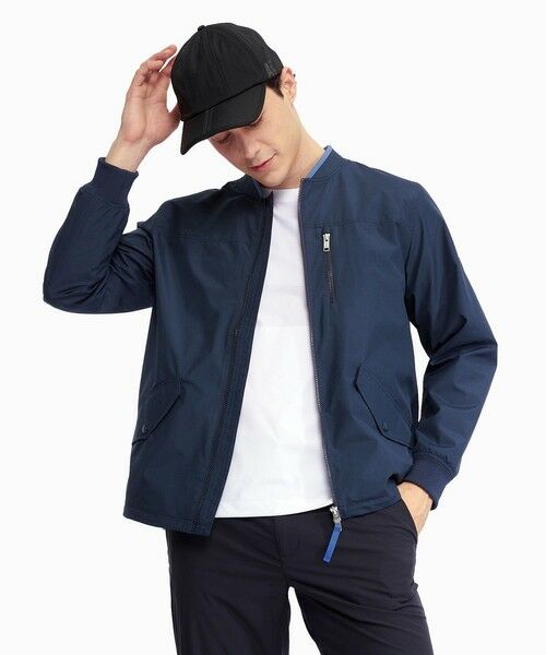 AIGLE/エーグル GORE-TEX WINDSTOPPER ゴアテックス ウインドストッパー(R) 防風 撥水 透湿 MA-1 ブルゾン ダークブルー L AIGLE/エーグル GORE-TEX WINDSTOPPER ゴアテックス ウインドストッパー(R) 防風 撥水 透湿 MA-1 ブルゾン ダークブルー L