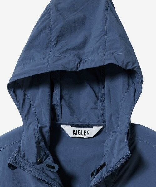 AIGLE / エーグル ナイロンジャケット | UVカット 撥水ライトウェイトフーデッド ナイロンジャケット | 詳細12