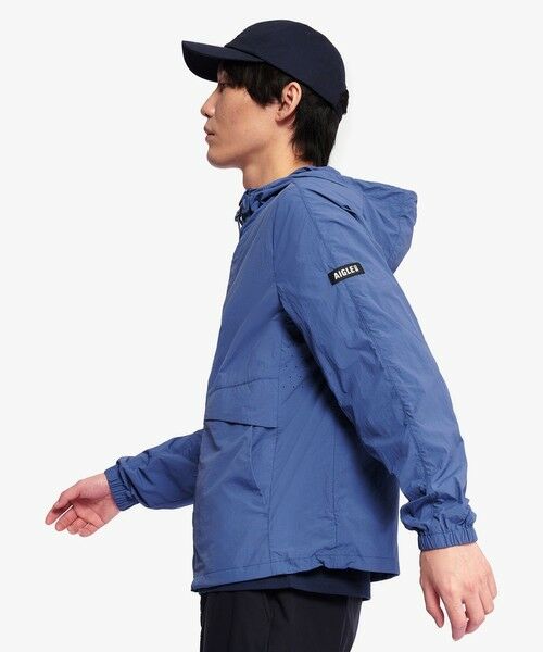 AIGLE / エーグル ナイロンジャケット | UVカット 撥水ライトウェイトフーデッド ナイロンジャケット | 詳細6