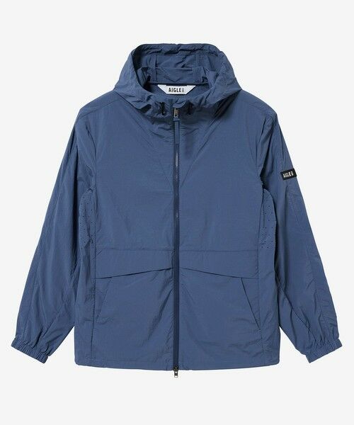 AIGLE / エーグル ナイロンジャケット | UVカット 撥水ライトウェイトフーデッド ナイロンジャケット | 詳細9