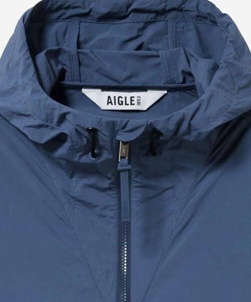 AIGLE / エーグル ナイロンジャケット | UVカット 撥水ライトウェイトフーデッド ナイロンジャケット | 詳細11